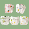 Baby Reusable Diapers - Waterproof & Leakproof Diapers for 0-2 year old Babies - (Size is Adjustable)