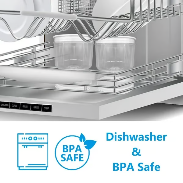 Pickle And Olives Jar Container With Strainer