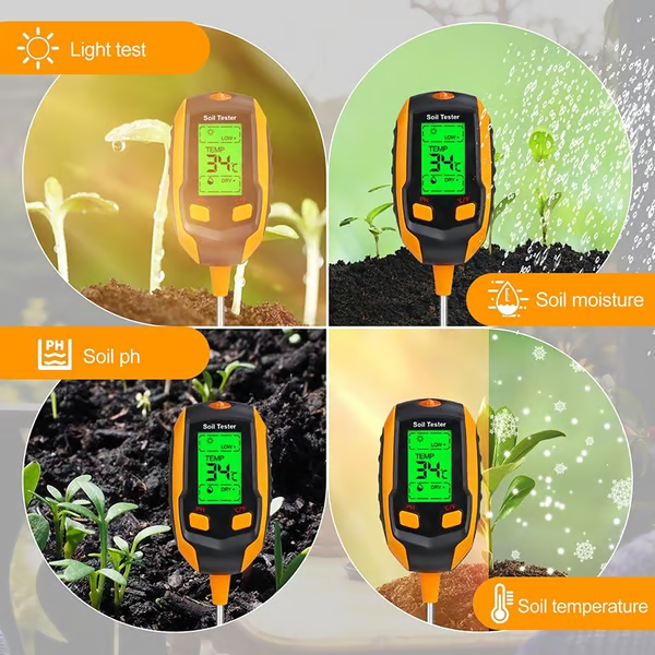 🔥Hot Sale 49% OFF🌱4-in-1 Soil Moisture Meter Digital