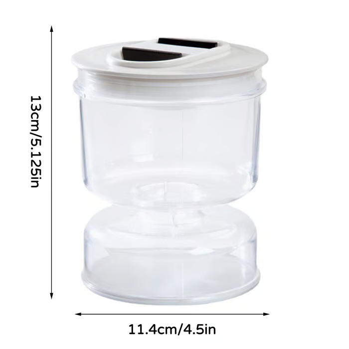 Pickle And Olives Jar Container With Strainer